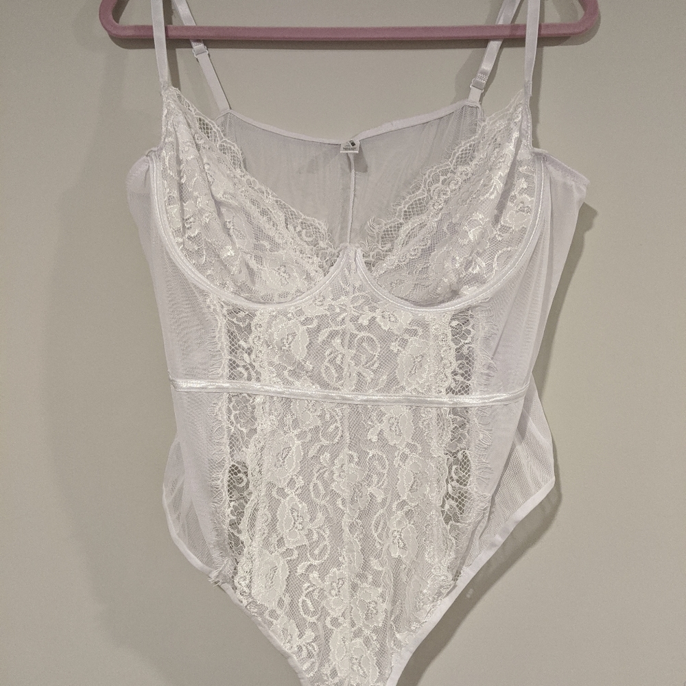 Plus Size Fashion Nova Lace Body Suit Size 2x